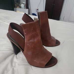 Stuart Weitzman block heel slingbacks